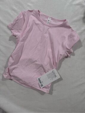 Lululemon All It Takes Keyhole Ribbed Short Sleeve